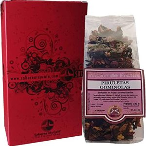 Infusión frutas, gominolas y piruletas 100 gramos