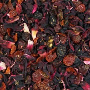 INFUSIÓN FRUTOS ROJOS 100 grs. 3 The Flavour Shop. Tu tienda online de té, café, rooibos e infusiones Infusión frutos rojos
