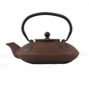 Tetera de hierro 0,8 Litros roja