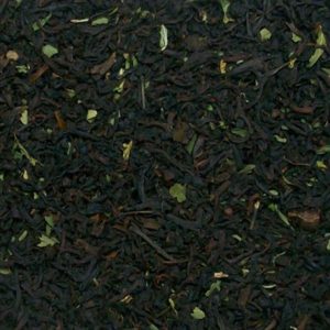 Té negro, habas de cacao y menta