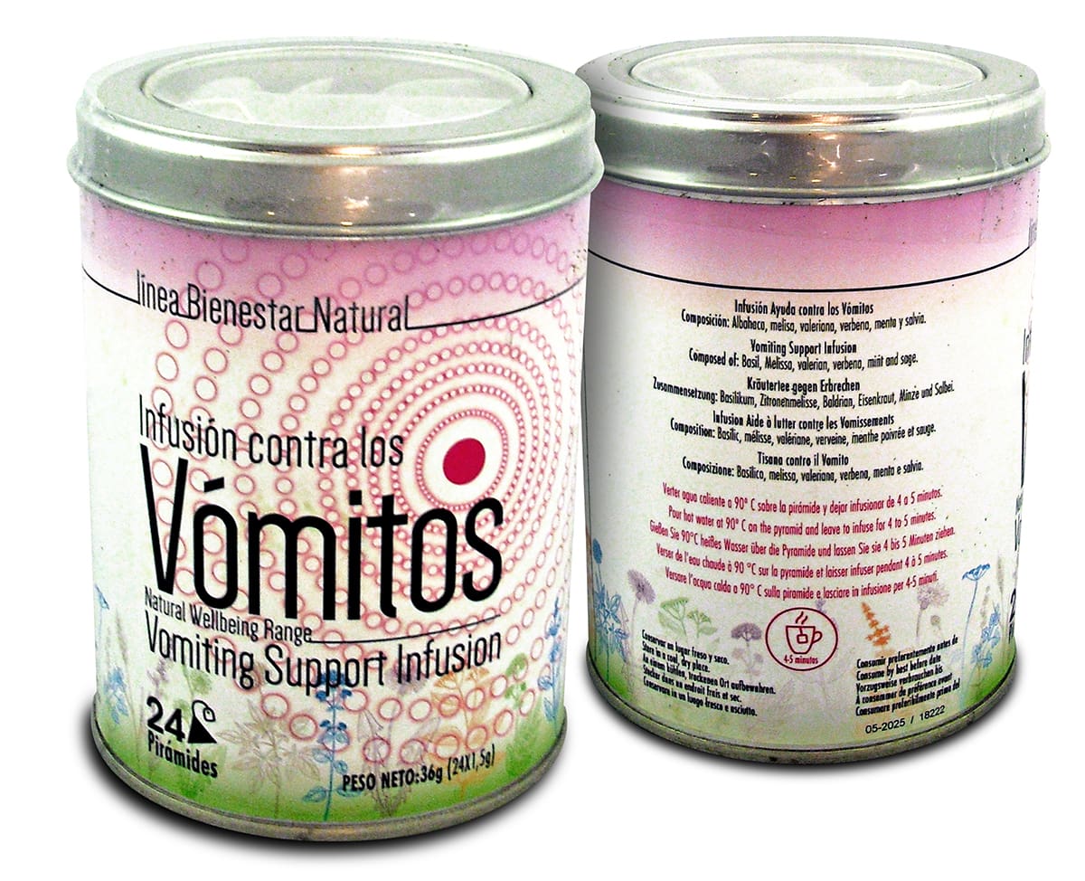 Infusión Bienestar de Ayuda contra los Vómitos 24 unidades 3 The Flavour Shop. Tu tienda online de té, café, rooibos e infusiones Infusión Bienestar de Ayuda contra los Vómitos 24 unidades - Imagen 3